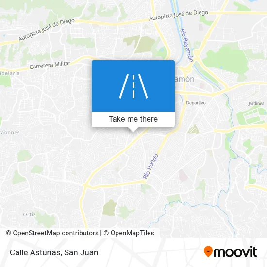 Mapa de Calle Asturias