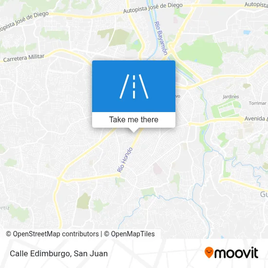Mapa de Calle Edimburgo