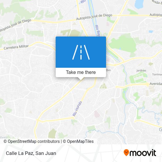 Mapa de Calle La Paz