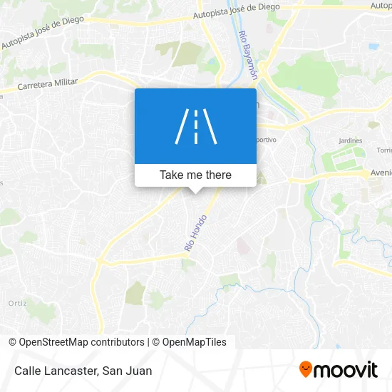 Mapa de Calle Lancaster