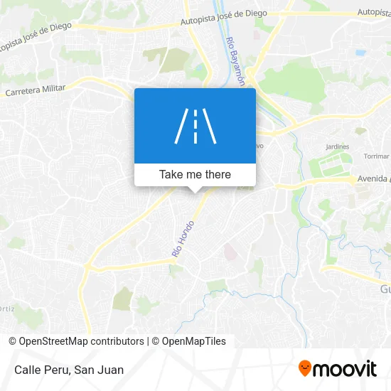 Mapa de Calle Peru
