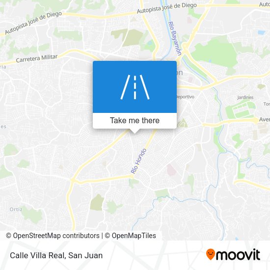 Mapa de Calle Villa Real