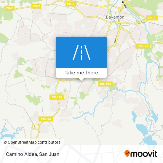 Camino Aldea map