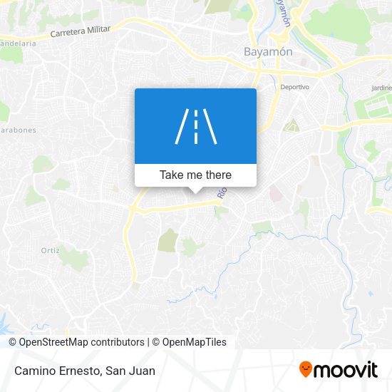 Mapa de Camino Ernesto