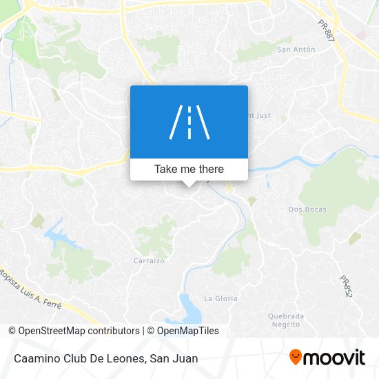 Caamino Club De Leones map