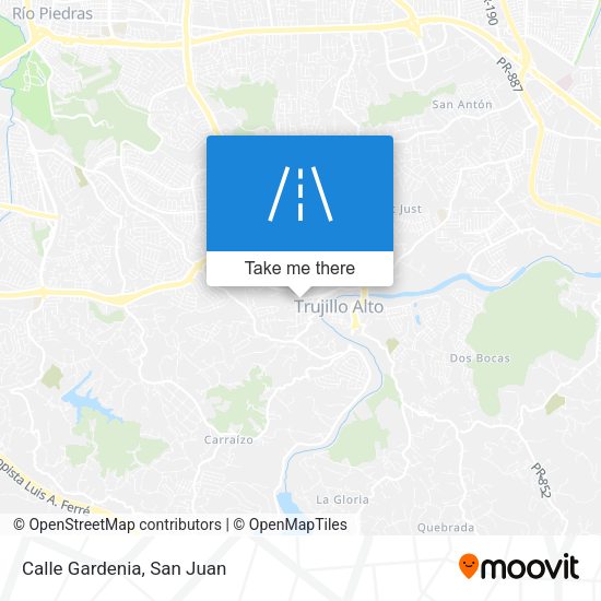 Mapa de Calle Gardenia