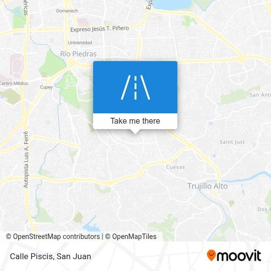 Calle Piscis map
