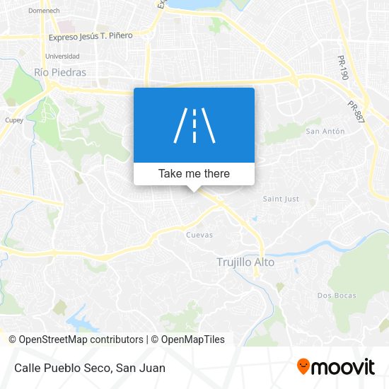 Mapa de Calle Pueblo Seco