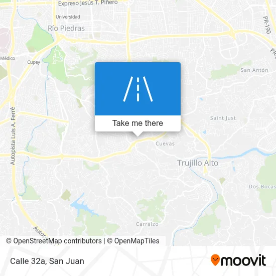 Mapa de Calle 32a