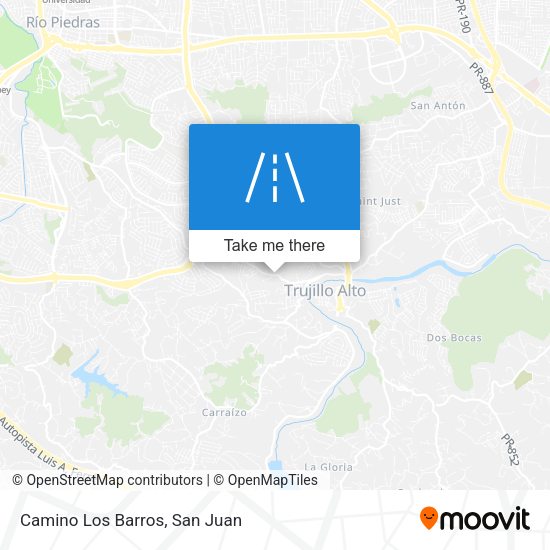 Mapa de Camino Los Barros