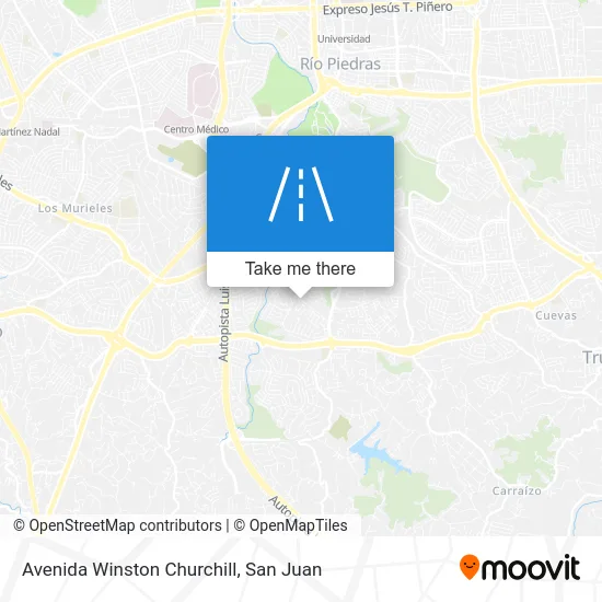 Avenida Winston Churchill map