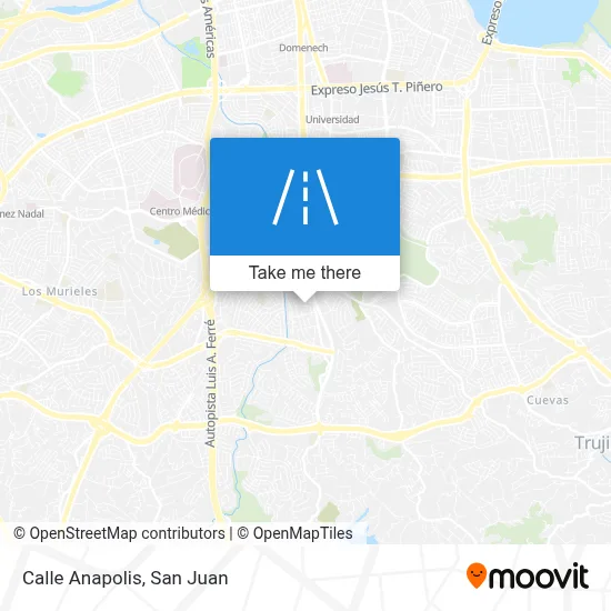 Mapa de Calle Anapolis