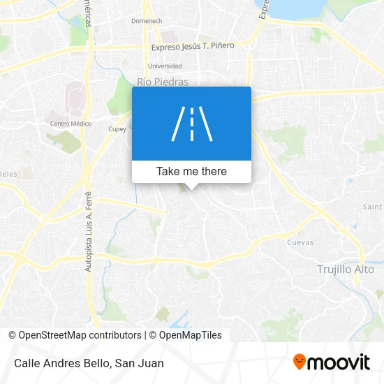 Calle Andres Bello map