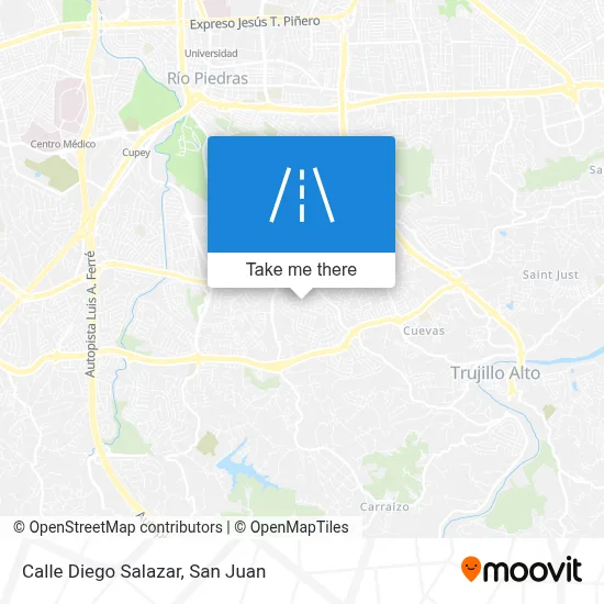 Calle Diego Salazar map