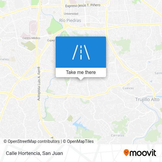 Mapa de Calle Hortencia
