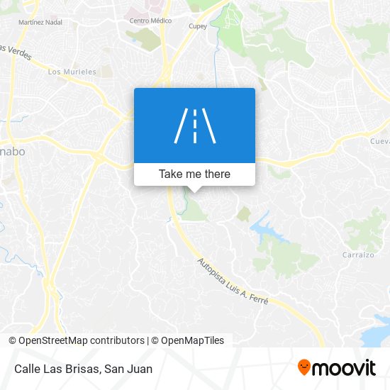 Mapa de Calle Las Brisas