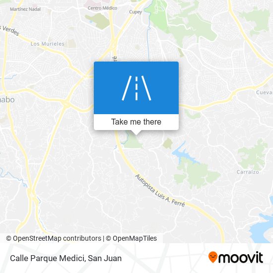 Mapa de Calle Parque Medici