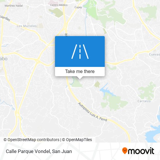 Mapa de Calle Parque Vondel