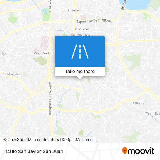 Mapa de Calle San Javier