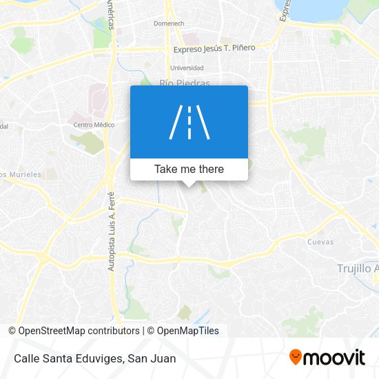 Mapa de Calle Santa Eduviges