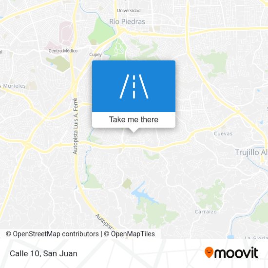 Mapa de Calle 10