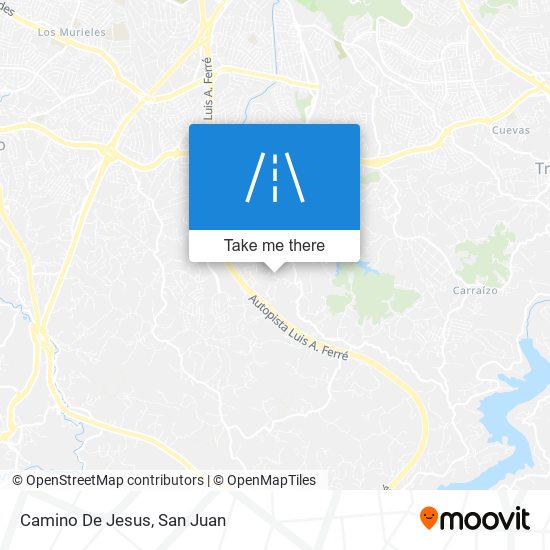 Camino De Jesus map