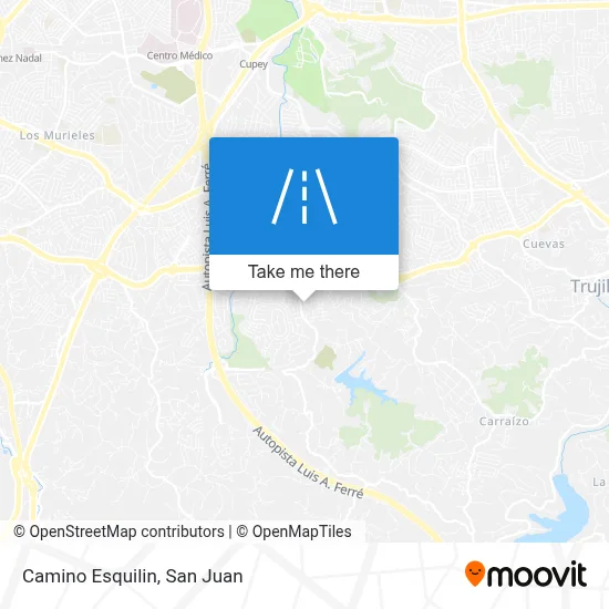 Mapa de Camino Esquilin