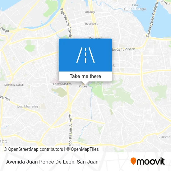 Avenida Juan Ponce De León map