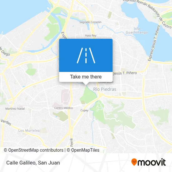 Mapa de Calle Galileo