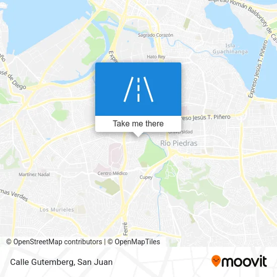 Calle Gutemberg map