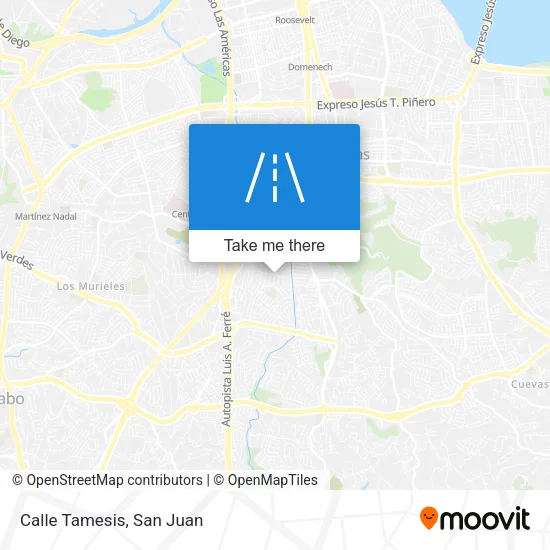 Calle Tamesis map