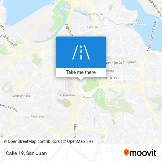 Calle 19 map
