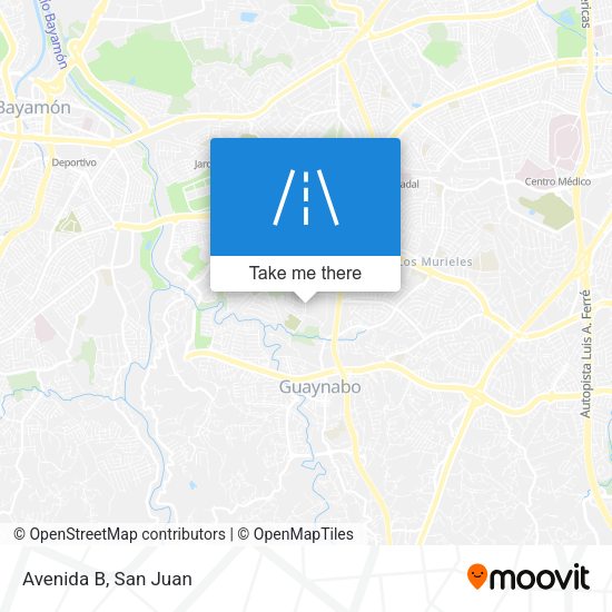 Mapa de Avenida B