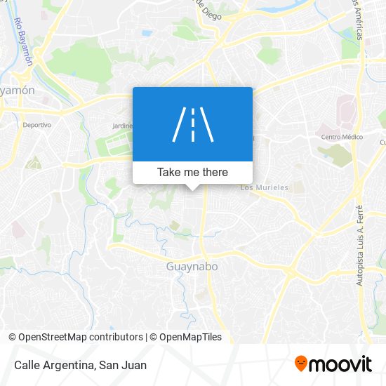 Calle Argentina map