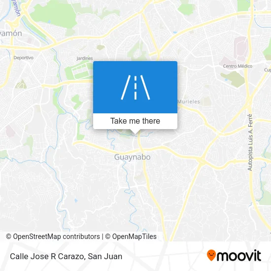 Calle Jose R Carazo map