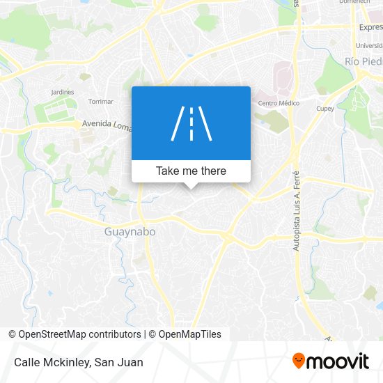 Mapa de Calle Mckinley