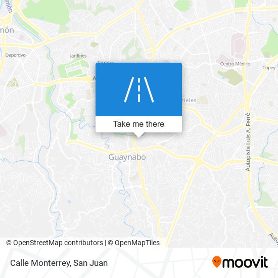 Calle Monterrey map