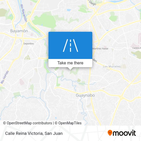 Mapa de Calle Reina Victoria