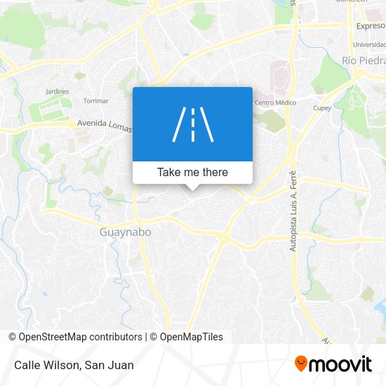 Mapa de Calle Wilson