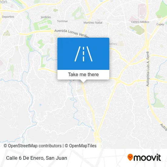 Mapa de Calle 6 De Enero