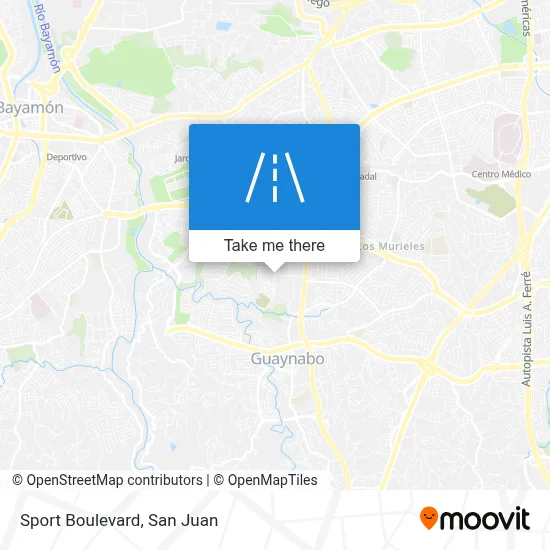 Mapa de Sport Boulevard