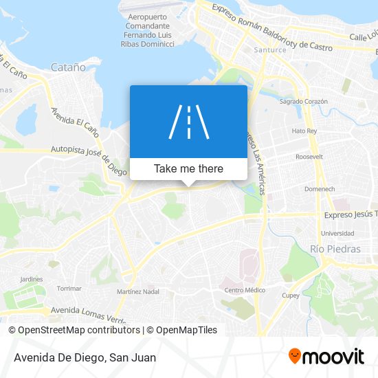 Avenida De Diego map