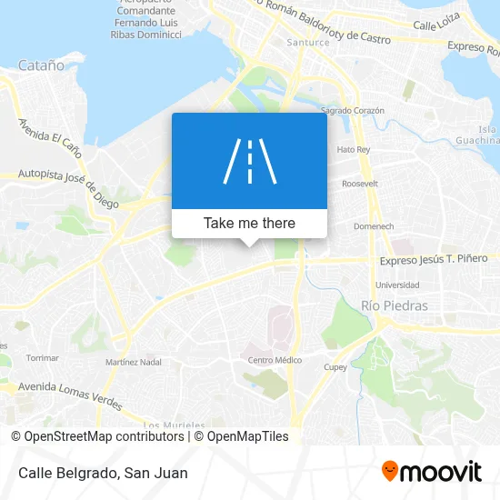 Mapa de Calle Belgrado