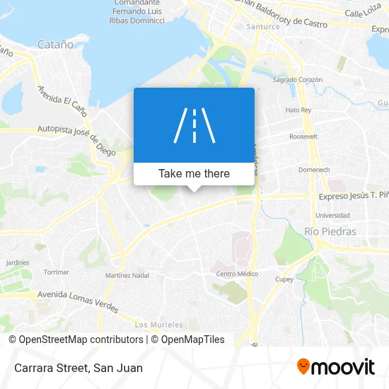 Mapa de Calle Carrara