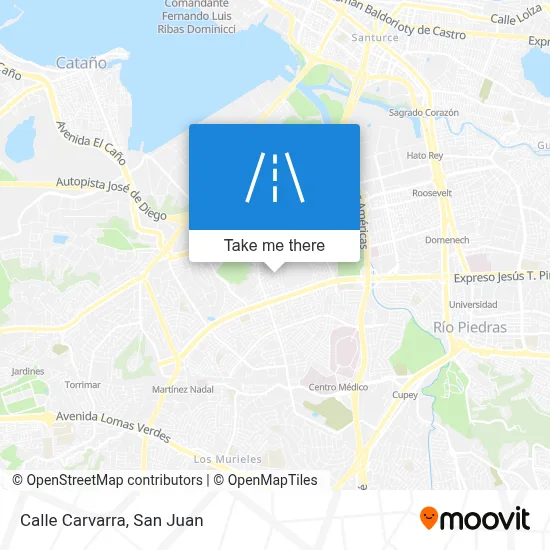 Mapa de Calle Carvarra