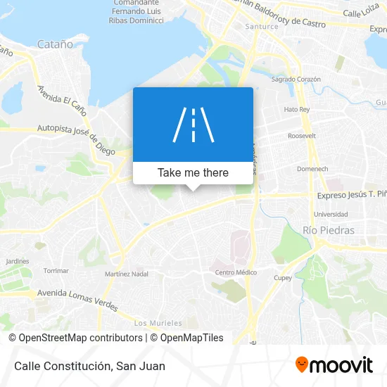 Calle Constitución map