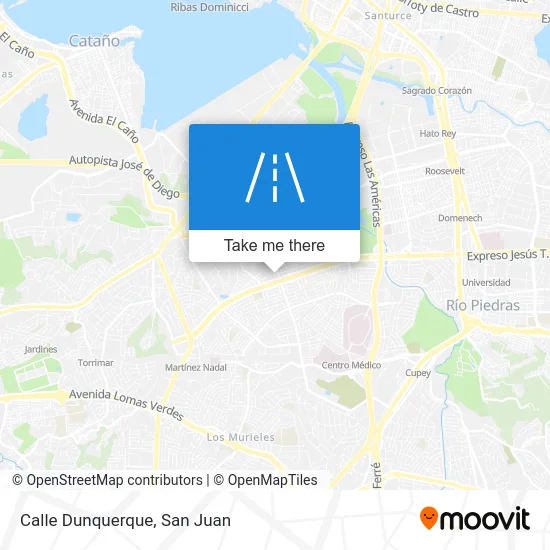 Mapa de Calle Dunquerque