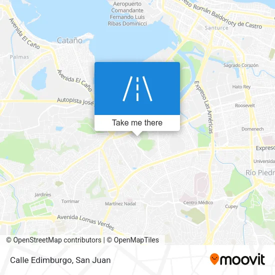 Calle Edimburgo map
