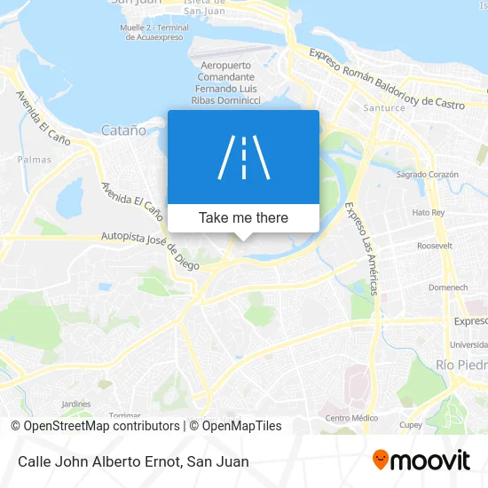 Calle John Alberto Ernot map