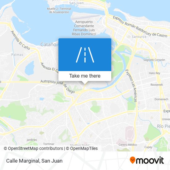 Mapa de Calle Marginal
